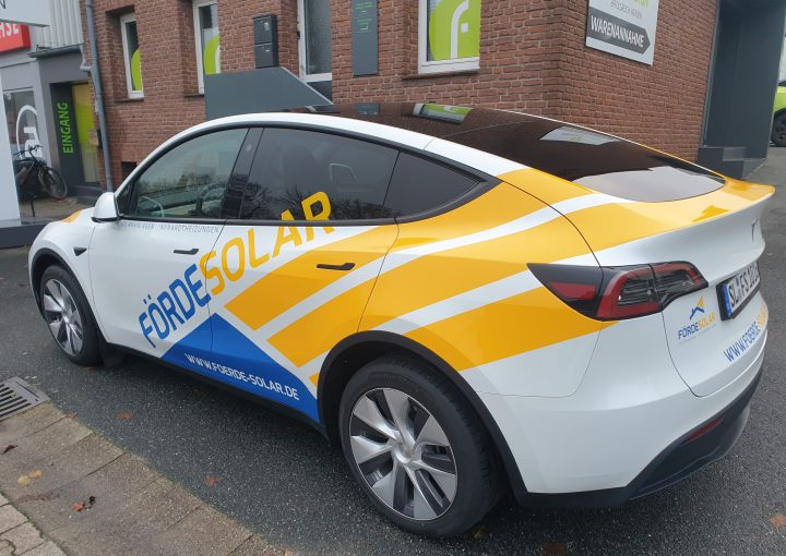 Tesla-Folierung Beschriftung Model Y