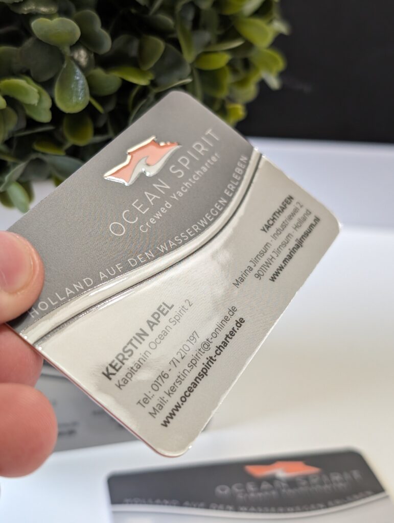 Visitenkarten Multiloft miß UV-Lack