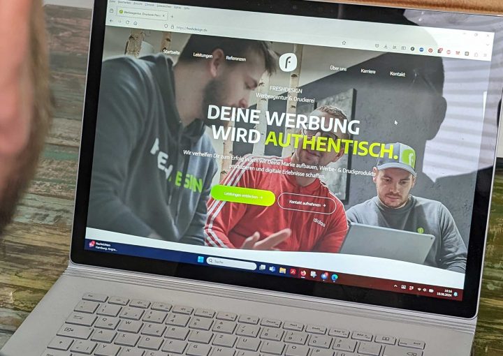 Website Freshdesign Pflege